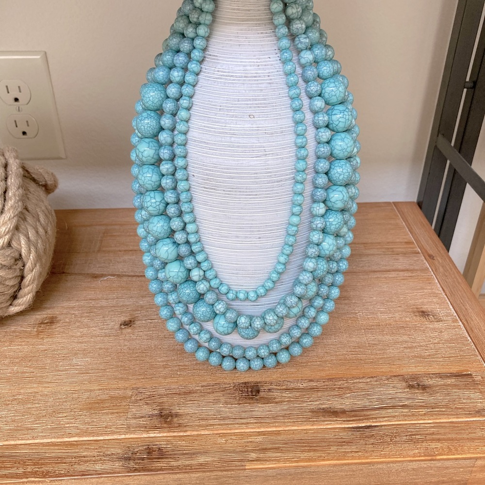 Turquoise Baublebar Statement Necklace